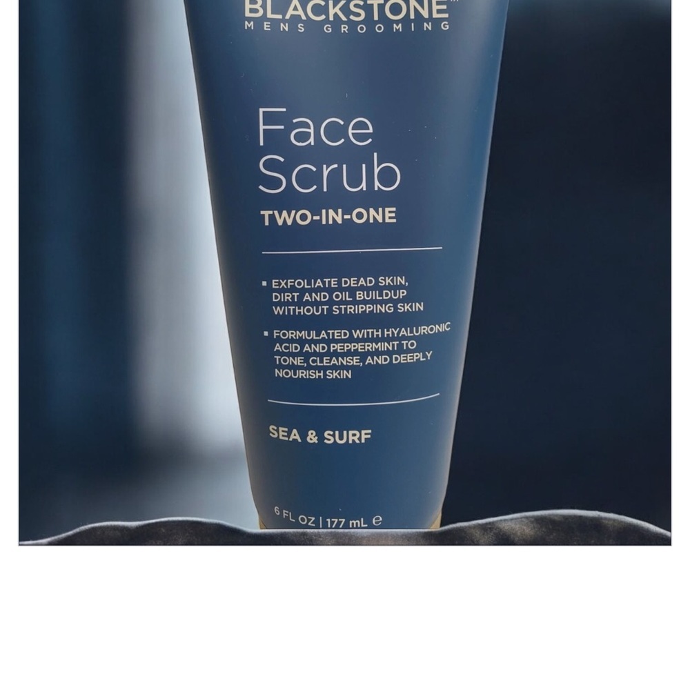 Blackstone Men's Grooming Face Scrub - 2-1 Sea & Surf Made in the 🇺🇸​ - Picture 3 of 3